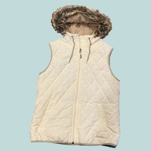 Sherpa Lined Hooded Vest